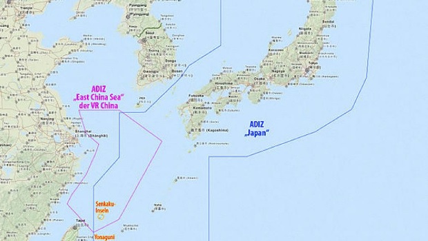 bản đồ biển hoa đông, adiz japan, adiz east china sea, map of east asia sea