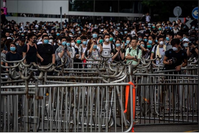 hong kong protect demonstration, no china extradition