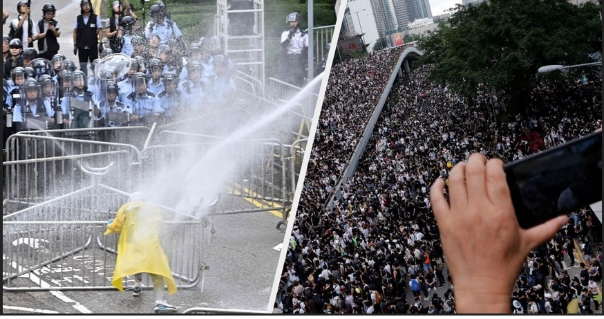 hong kong protect, protectors, demonstration, no china extradition