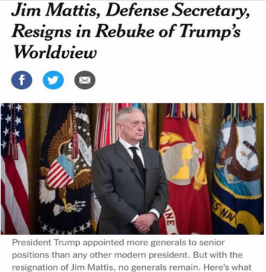 jim mattis, Us defense secretary