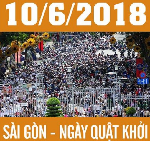 Sài Gòn ngày quật khởi 10/06/2018