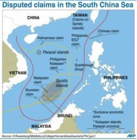 disputed claims in the south east asean sea