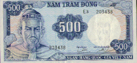 500 đồng VNCH Trần Hưng Đạo