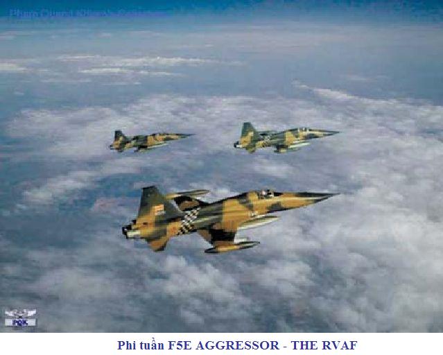 phi cơ tiêm kích f-5e fighter freedom, f5e aggressor, the rvaf