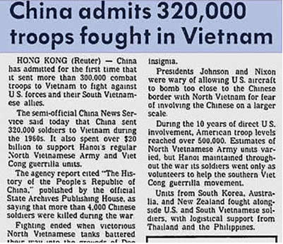 china admits 320000 troops in viet nam