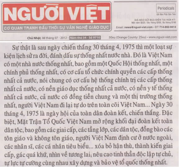 ngô kỷ, báo người Việt