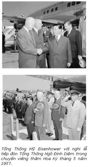 tổng thống ngô đình diệm, eisenhower, 1957