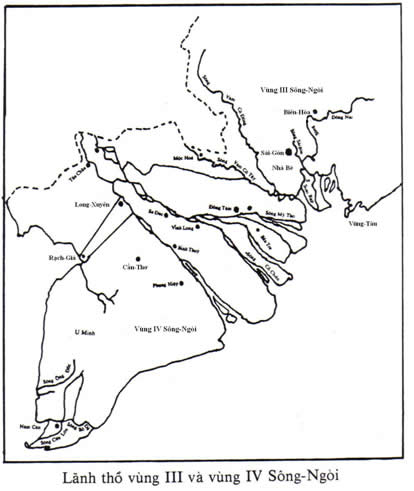 bản đồ quân sự việt nam vùng 3 và 4 sông ngòi
