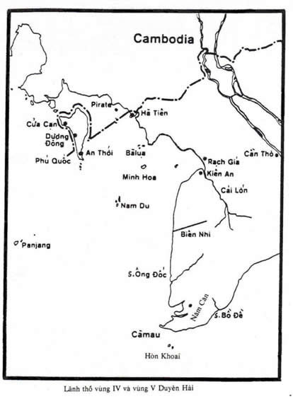 bản đồ quân sự việt nam vùng 4 và 5 duyên hải
