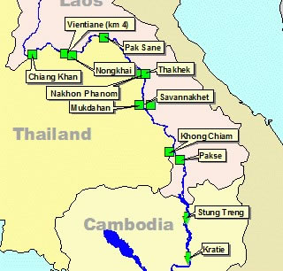 đồng bằng sông cửu long hạn hán, mekong river delta, Trạm thủy học ở hạ hạ lưu vực [11] 