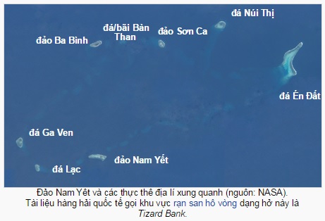 southeast asia sea belong to the républic of Vietnam, hoàng sa, trường sa, tizard bank