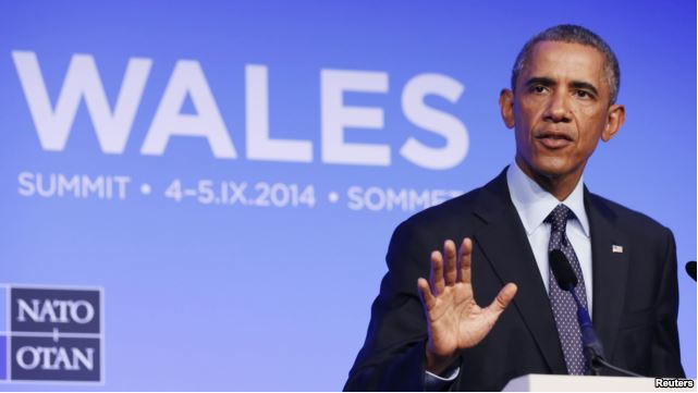 Tổng thống Mỹ Barack Obama phát biểu tại 1 cuộc họp báo kết thúc Hội nghị Thượng đỉnh NATO ở Newport, xứ Wales, 5/9/2014, nato, otan, wales, summit sommer 4-5.IX.2014
